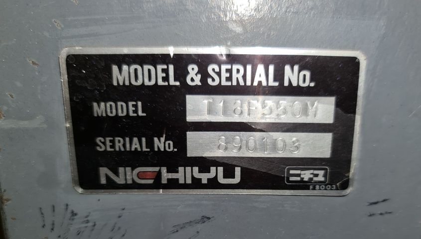 845868-16 Counterbalance Forklift Nichiyu FBT13P-60BC-400