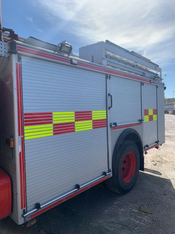 892577-14 Brandbil Volvo FL10 4*2 - 1998
