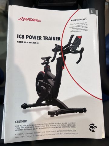 867914-3 Life Fitness IC8 Power Trainer / 2.0