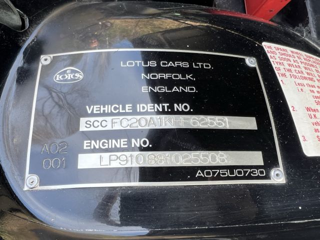 895191-43 Lotus Esprit Turbo USA model - 1989