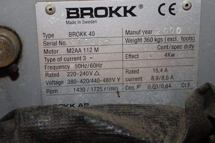 903049-6 Excavation robot Brokk 40 - 2000