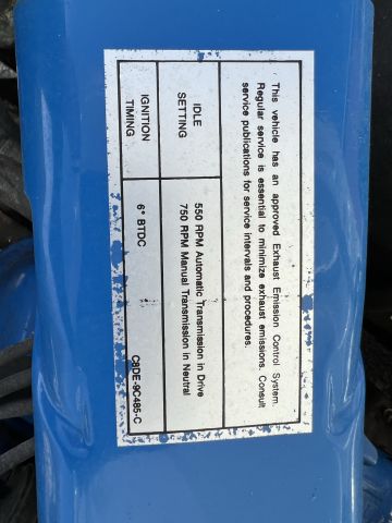 895193-34 Ford Mustang Hardtop 4.7 V8 - 1968