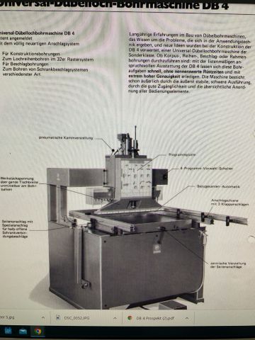886509-8 Center drilling machine Scheer DB4