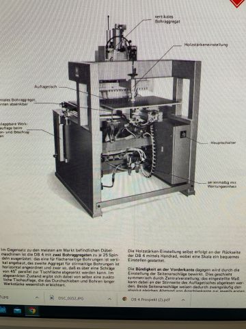 886509-9 Center drilling machine Scheer DB4