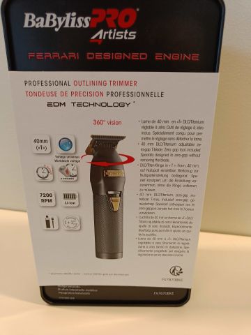 888590-4 Trimmer BaBylissPRO FX7870BKE SkeletonFX