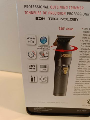 888590-5 Trimmer BaBylissPRO FX7870BKE SkeletonFX