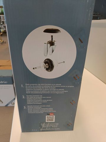 888617-5 Saddle chair Sibel Rollercoaster Gold