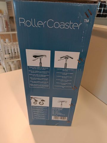 888619-3 Saddle chair Sibel Rollercoaster Silver