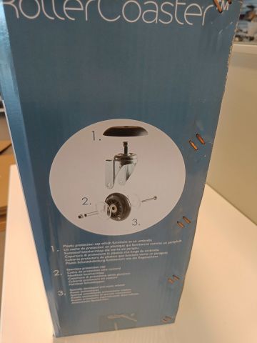 888619-5 Saddle chair Sibel Rollercoaster Silver