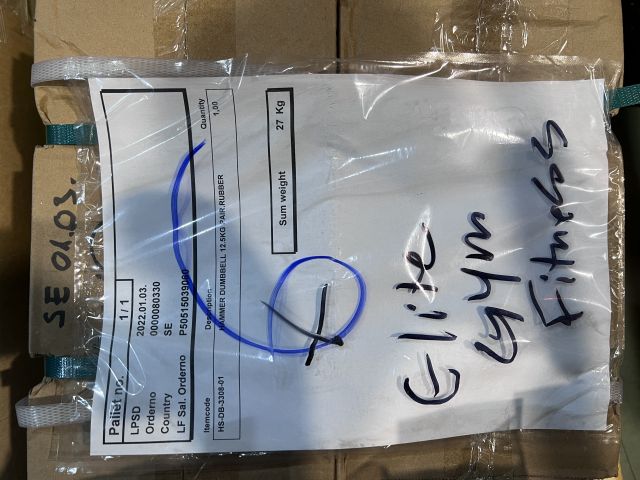 867902-3 Hammer Strength Dumbbells - Rubber - Set of 20 pairs - 2.5 - 50 kg