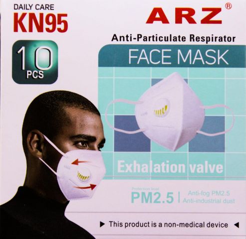 903898-5 KN95 Industrial mask with valve, 200-pack