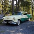 861710-3 Oldsmobil 98 Holiday Coupe - 1954