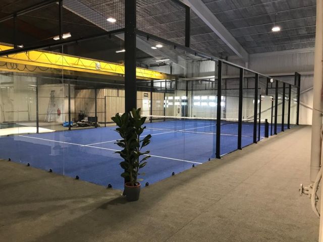 891792-5 2 complete paddle courts, duo, 10x20m [NEW and not mounted]