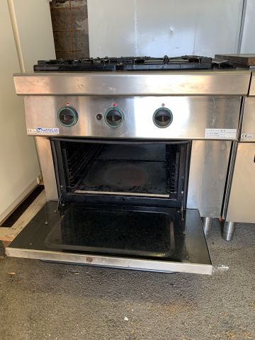 866518-5 Frying table + gas stove MODULAR