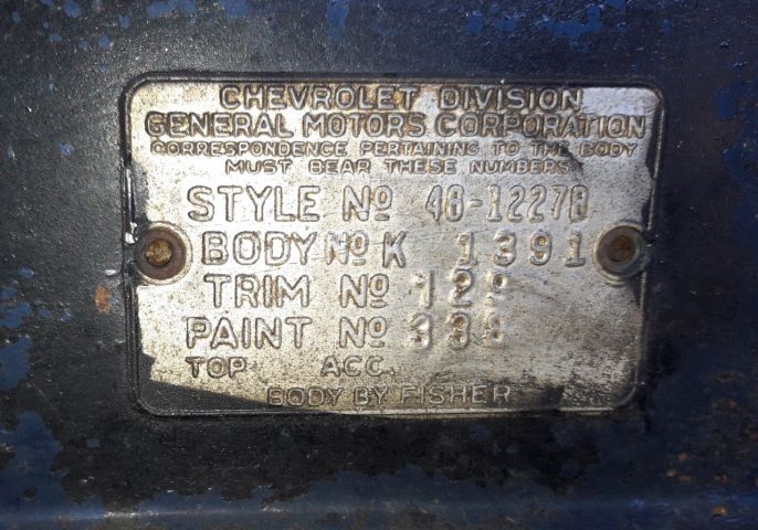 902950-19 Chevrolet Business Coupe - 1946