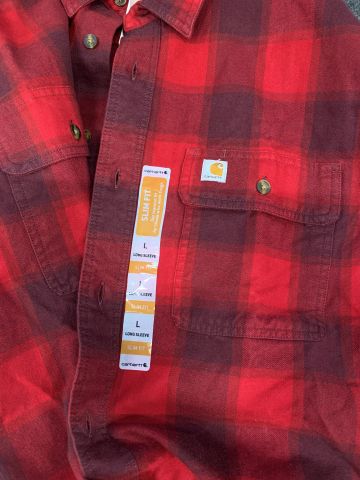 904467-2 Flannel shirt Carhartt Hubbard slim fit size.L