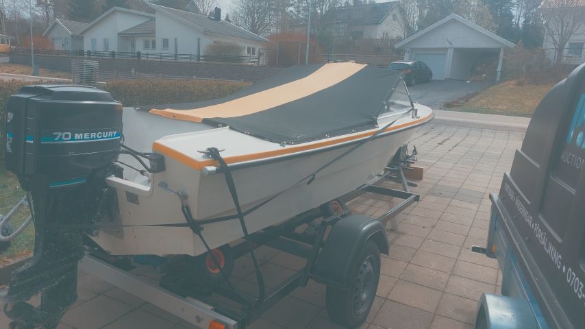 904616-14 Veteran classic Ockelbo 16 Mercury 70 hp Rebuilt 2021