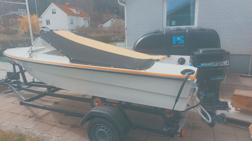 904616-16 Veteran classic Ockelbo 16 Mercury 70 hp Rebuilt 2021