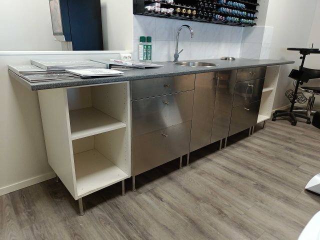 888928-1 Kitchen furniture with sink and mixer