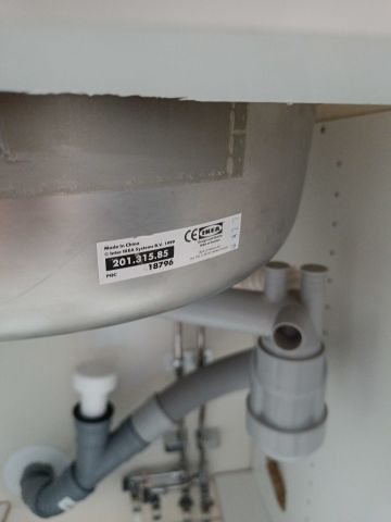 888928-11 Kitchen furniture with sink and mixer