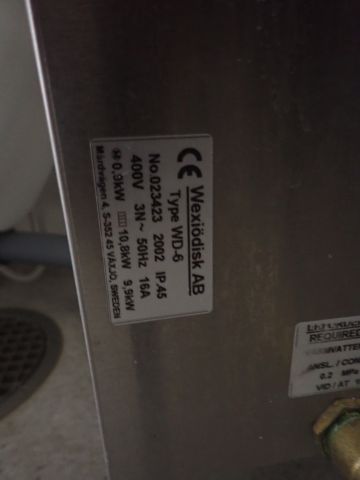 778198-9 Dishwasher Metos WD6 with stainless steel benches