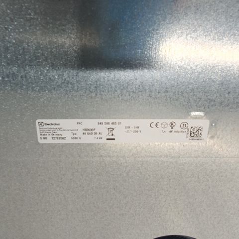 824616-4 Induction hob Electrolux HO 1630F