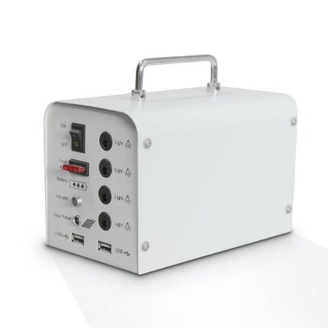 905597-3 Solar-powered powerbank of 150 watts with lighting & USB