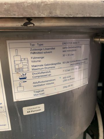 902262-13 Tinner wash Drester 9000-T