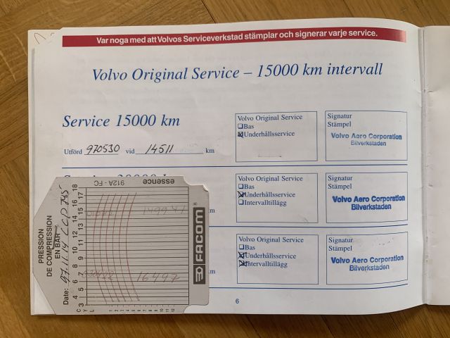 905083-61 Volvo S90 - 1997