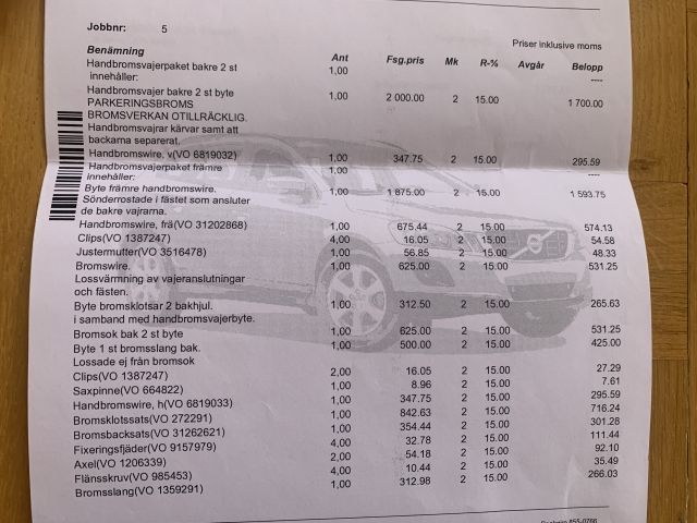 905083-70 Volvo S90 - 1997