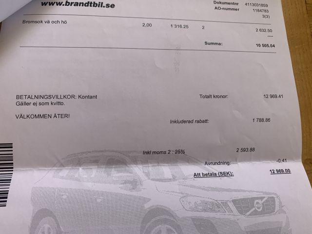 905083-71 Volvo S90 - 1997