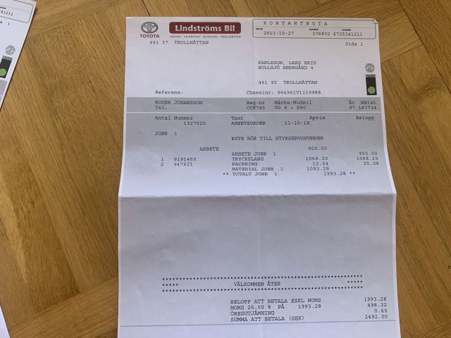 905083-76 Volvo S90 - 1997