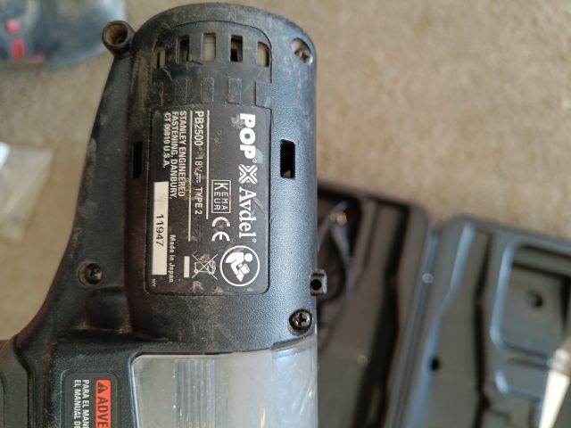 888990-10 Popnit pistol DeWalt ProSet PB2500