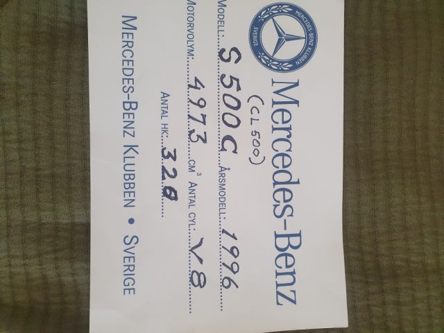 905895-9 Mercedes-Benz S500 Coupe - 1996