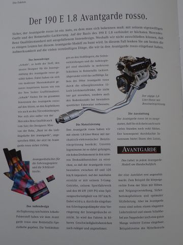 906358-88 Mercedes-Benz 190 E Advantage Azzurro Sportline - 1992