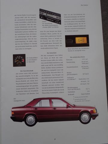 906358-89 Mercedes-Benz 190 E Advantage Azzurro Sportline - 1992