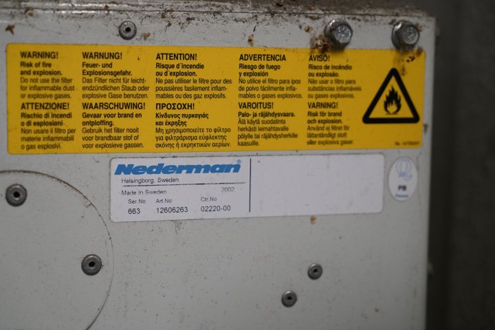 894209-3 Exhaust fan, Nederman