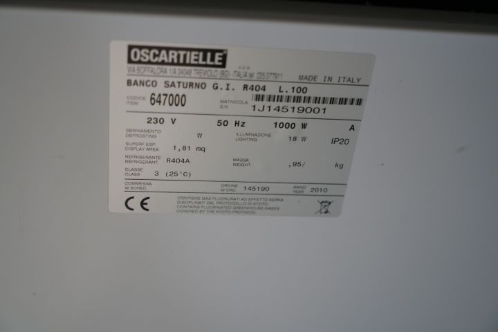 894234-3 Open display refrigerator, Oscartielle Banco Saturno