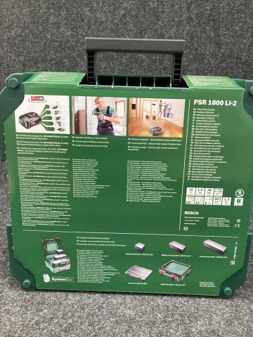 906422-2 Screwdriver Bosch DIY PSR 1800 LI-2 + SystemBox