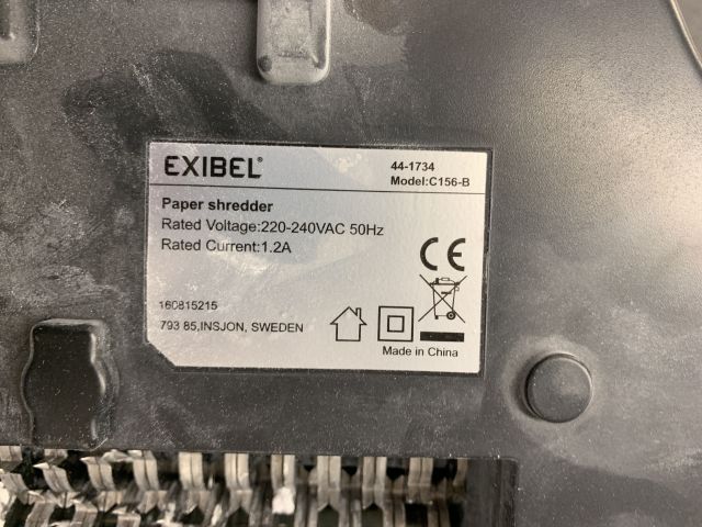 902333-3 Shredder Exibel C156-B