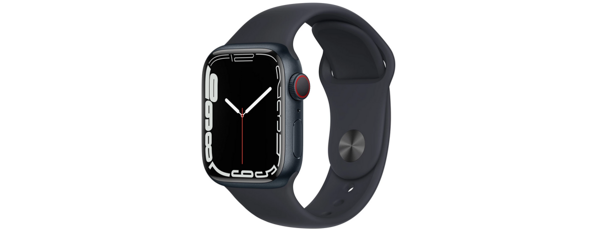Apple Watch Series 7 GPS, 41mm Midnight Aluminum Case with Midnight Sport  Band - Regular - PS Auction - We value the future - Largest in net auctions