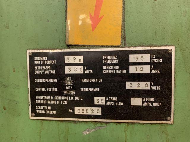 810267-7 Horizontal boring mill Wotan B90