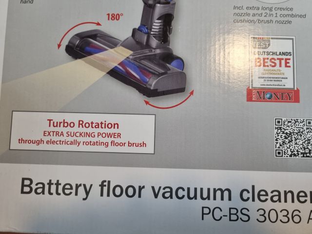 905836-2 ProfiCare PC-BS 3036 A Cordless vacuum cleaner - Shipping included