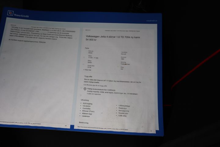 704111-10 Volkswagen Jetta 4-door - 1990