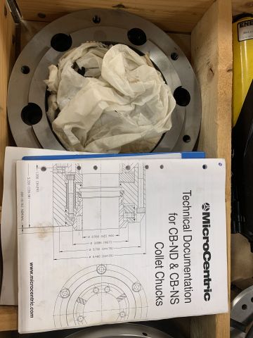 907479-4 Hydraulic sleeve chuck MicroCentric with clamping sleeves and mounting kit