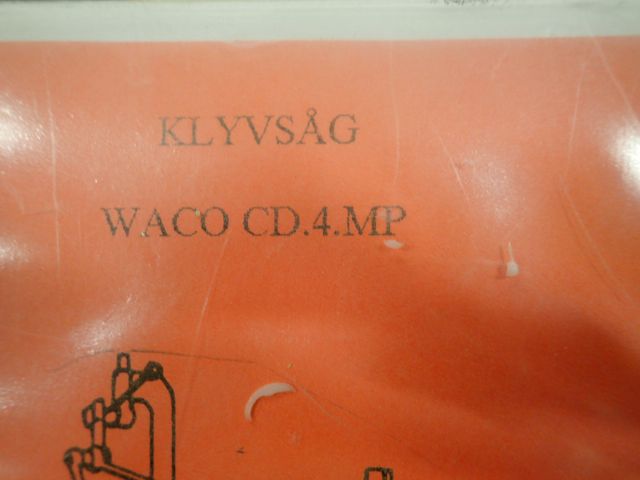 861738-27 Splitting saw Waco CD.4.MP