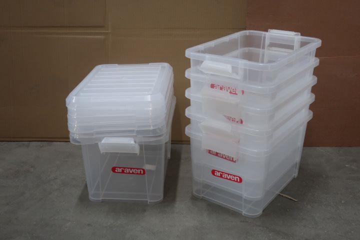 894461-1 6 storage containers, 14L, Araven