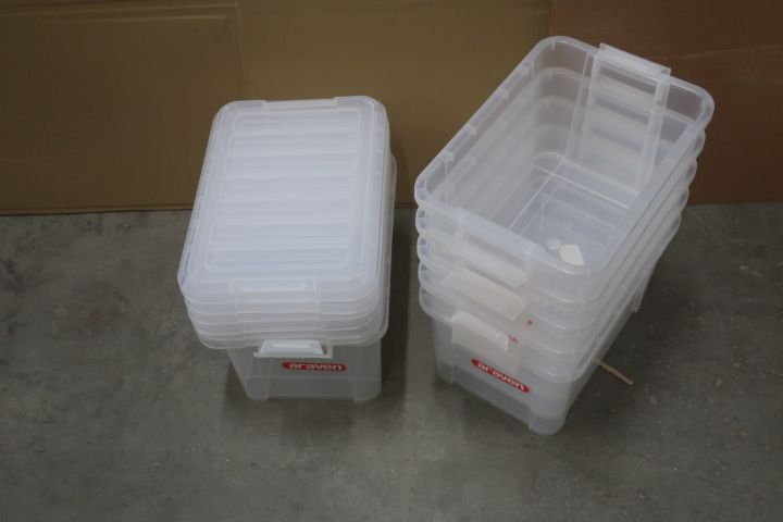 894461-2 6 storage containers, 14L, Araven