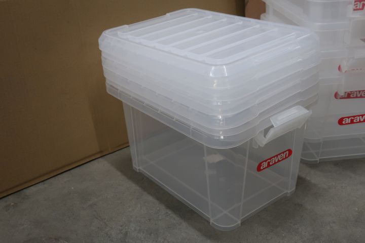 894461-4 6 storage containers, 14L, Araven