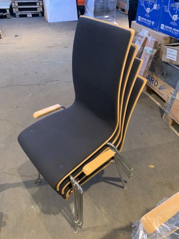 902370-12 Conference table Bruno Mattsson, 8 chairs